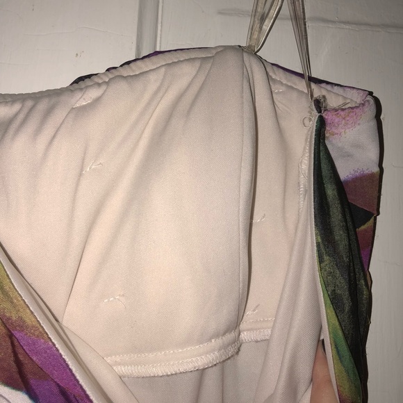 Multicolor Ruched Mini Dress - Picture 4 of 5